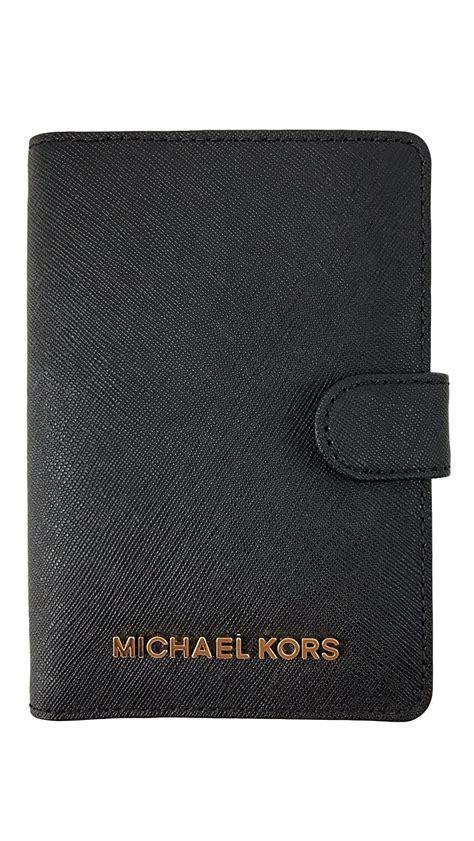 michael kors leather passport cover|Michael Kors passport holder.